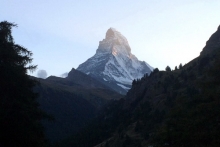 Евгений Иванов («Колдун») покорил гору Маттерхорн в швейцарских Альпах